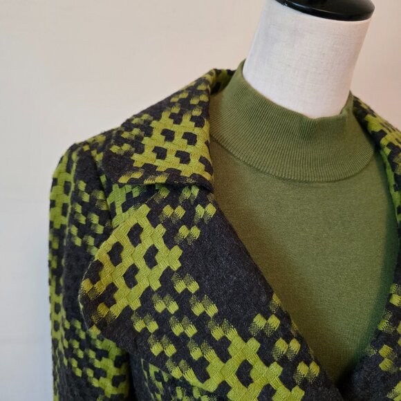 Vex Collection Houndstooth Wool Blend Blazer & Carlie's Court Sweater Set - Picture 2 of 16
